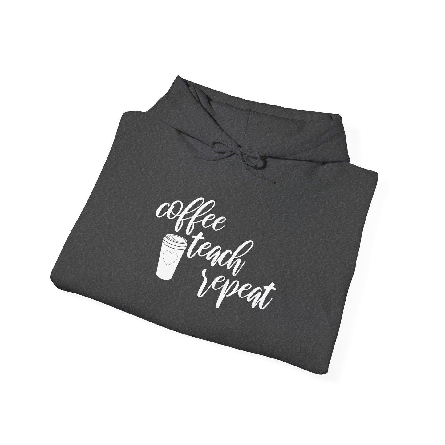 Coffee Teach Repeat - Unisex Heavy Blend™ Hooded Sweatshirt