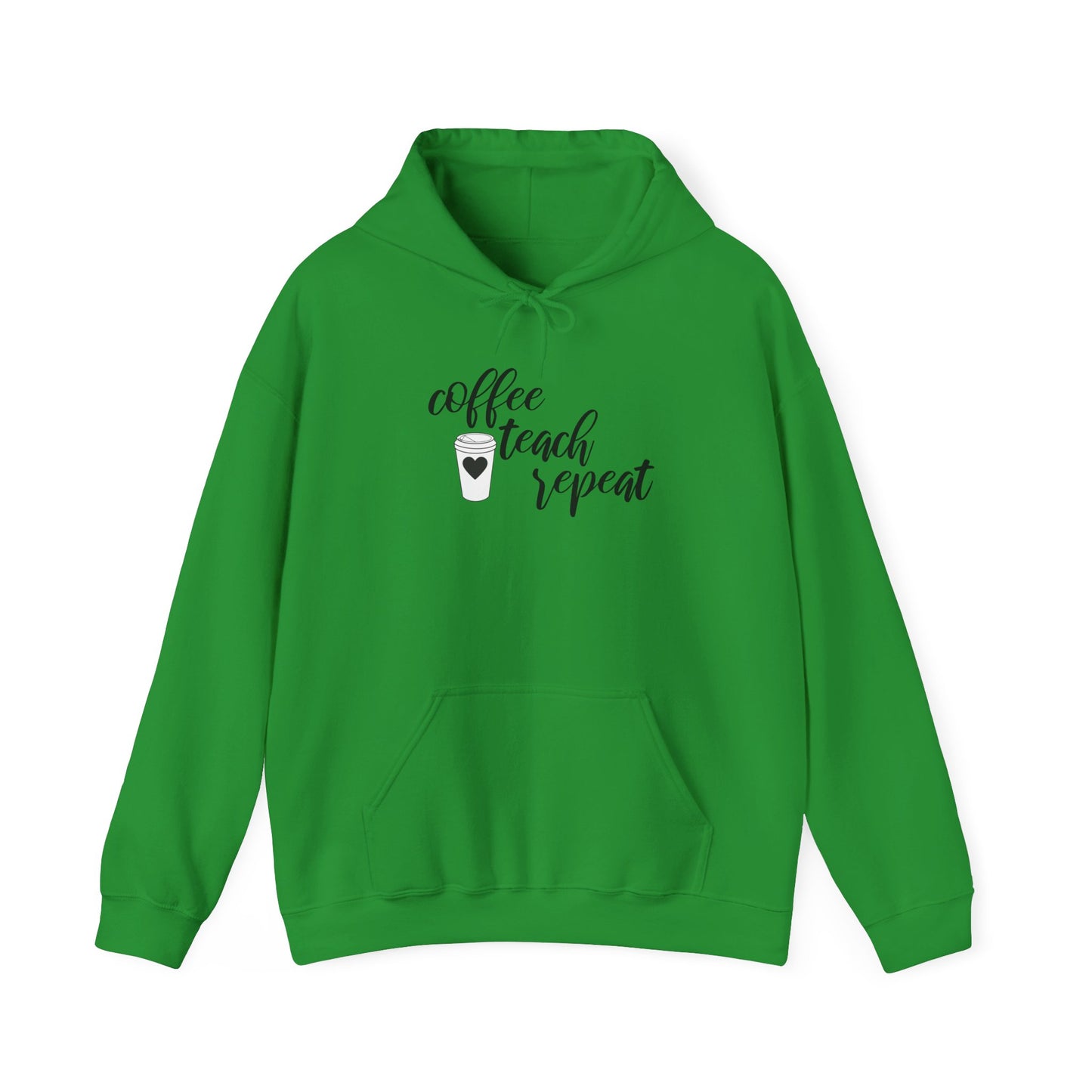 Coffee Teach Repeat - Unisex Heavy Blend™ Hooded Sweatshirt
