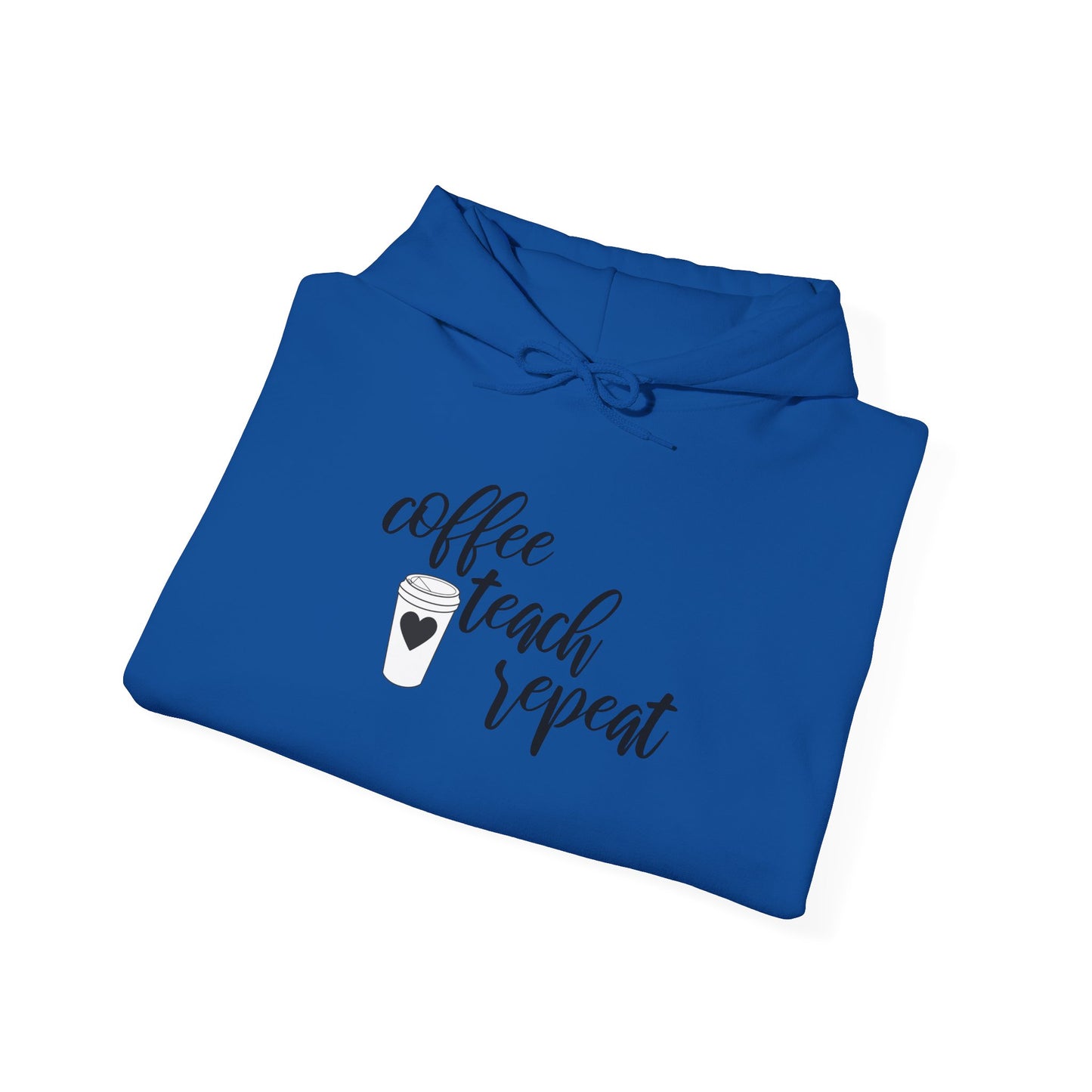 Coffee Teach Repeat - Unisex Heavy Blend™ Hooded Sweatshirt