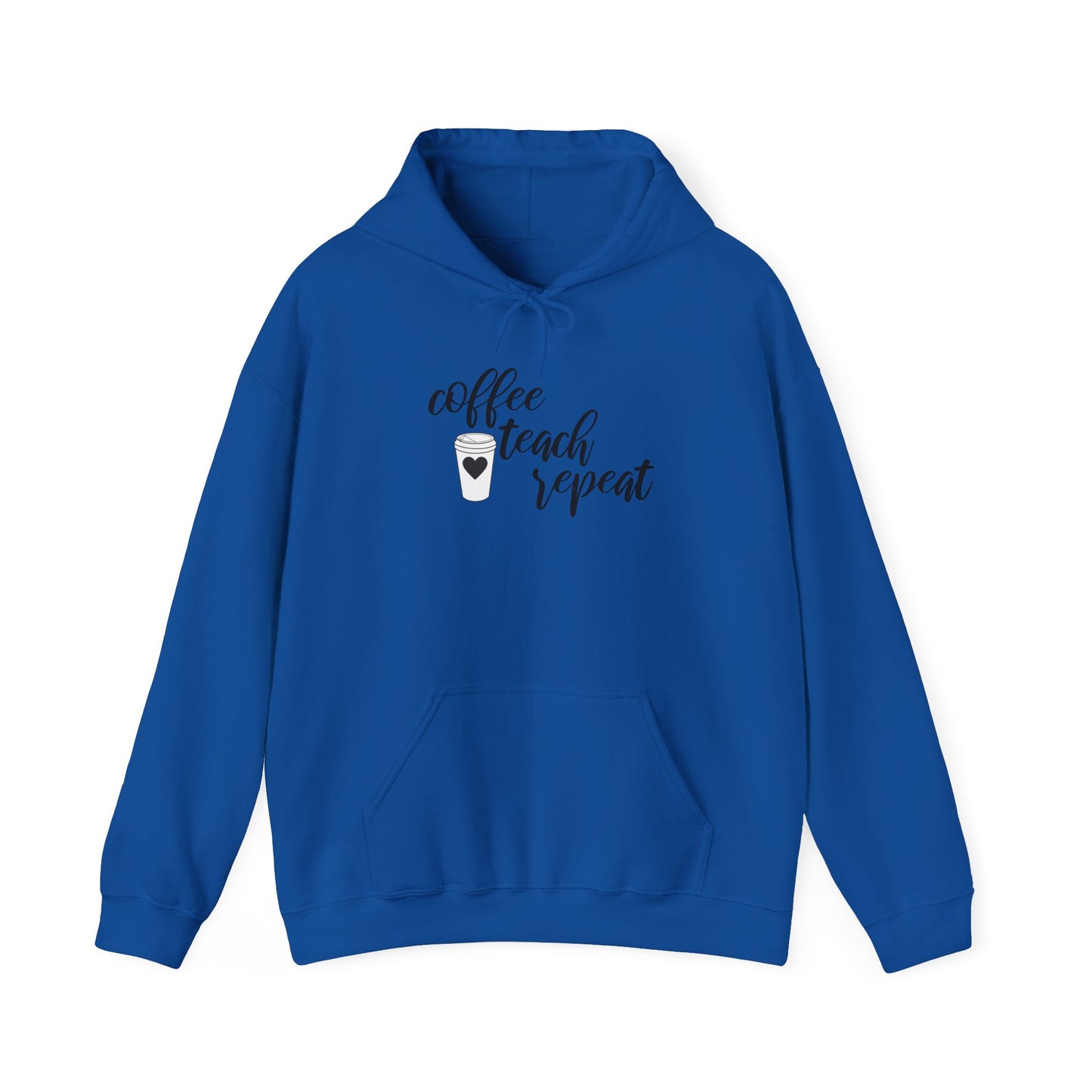 Coffee Teach Repeat - Unisex Heavy Blend™ Hooded Sweatshirt