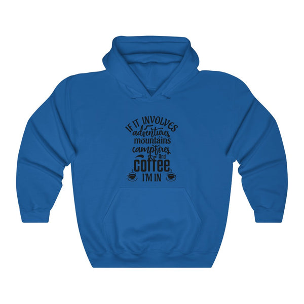Adventure & Coffee - Unisex Heavy Blend™ Hooded Sweatshirt