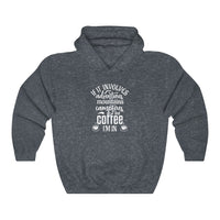 Adventure & Coffee - Unisex Heavy Blend™ Hooded Sweatshirt