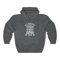 Adventure & Coffee - Unisex Heavy Blend™ Hooded Sweatshirt